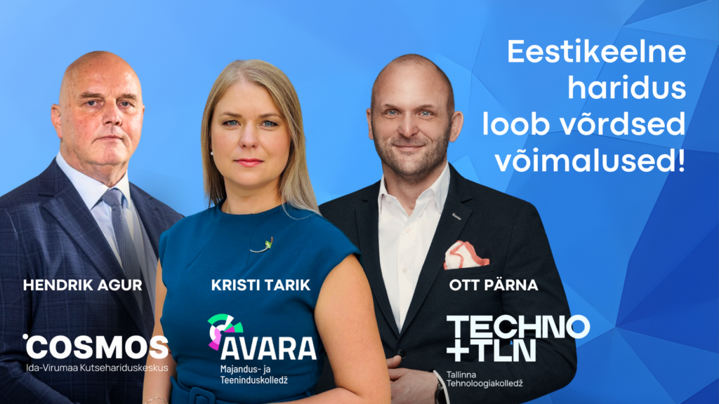 Sügisest on vastuvõtt kutsekeskhariduses ainult eestikeelsetele õppekavadele